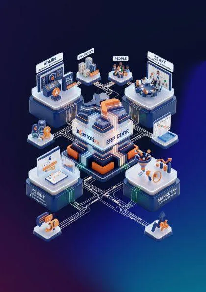 estatixX partners collaborating on the real estate platform